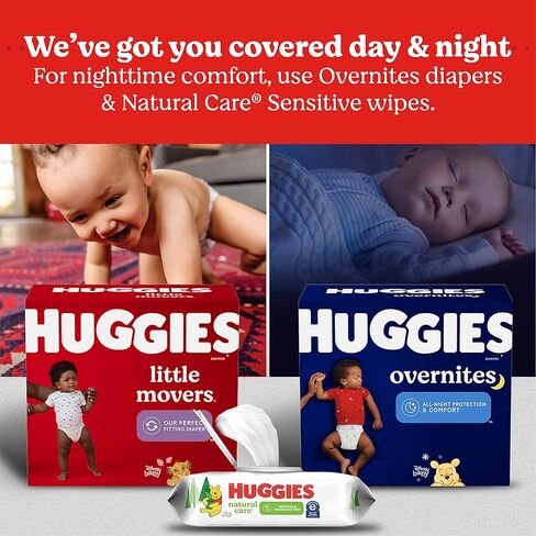 Huggies Little Movers Baby Diapers, Size 6 (35+ lbs), 96 Ct in Saudi Arabia