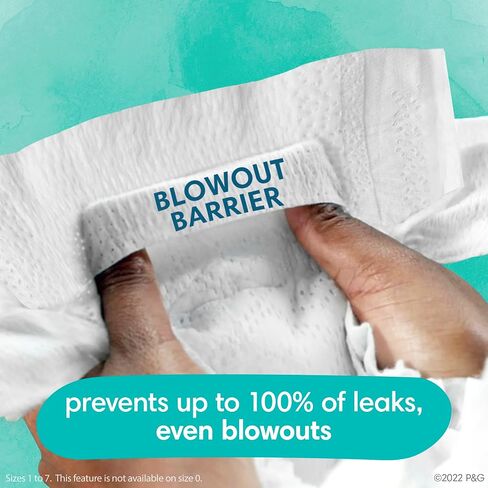 Pampers Pure Baby Diapers, Size 1 (8-14 lbs), 82, Up to 100% Leakproof, Premium Hypoallergenic Soft Diapers in Saudi Arabia