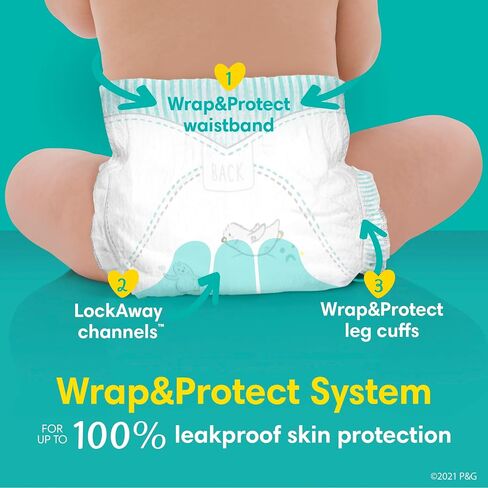 Pampers ZZZ Overnight Diapers, Size 7 (41+ lbs), 36 Count, Nighttime Protection Disposable Baby Diaper, Night Time Leak and Skin Protection in Saudi Arabia