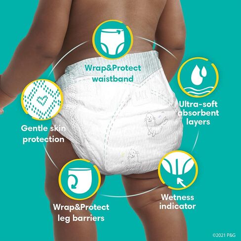 Pampers ZZZ Overnight Diapers, Size 7 (41+ lbs), 36 Count, Nighttime Protection Disposable Baby Diaper, Night Time Leak and Skin Protection in Saudi Arabia