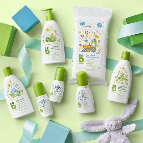 Babyganics مناديل سطحية لجميع الأغراض، خالية من العطور، 75 قطعة (عبوة من 2)، نباتية وغير كاشطة، خالية من الأمونيا، بدون مبيضات in Kuwait