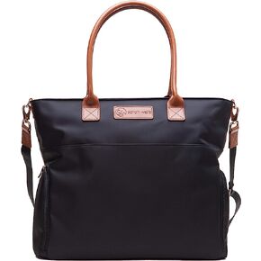 Sarah Wells Abby Breast Pump Bag with Real Leather Straps