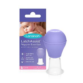 Lansinoh LatchAssist Nipple Everter for Breastfeeding with 2 Flange Sizes (19mm & 24mm) and Protective Case in Kuwait