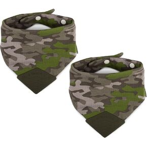 Drool Bibs For Baby Girls And Boys - 2-In-1 Adjustable PaciGrip Bib With Teether By BooginHead