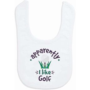 ChalkTalkSPORTS Golf Baby Bib - Soft Microfiber - Golf Baby Gift in Saudi Arabia