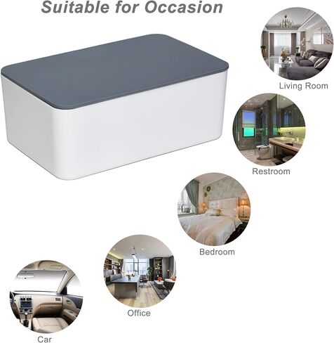 موزع مناديل الحفاضات، علبة صندوق تخزين المناديل، حامل موزع مناديل مبللة مع غطاء للمنزل والمكتب والسيارات (أخضر) in Kuwait