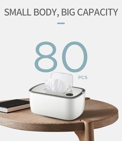 جهاز تدفئة للمناديل المبللة للأطفال، سخان مناديل مبللة للأطفال، سخان للمناديل المبللة بسعة كبيرة، نظام تسخين سريع، شاشة LED لضبط درجة الحرارة بدقة in Kuwait