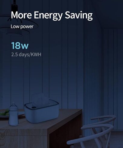 جهاز تدفئة للمناديل المبللة للأطفال، سخان مناديل مبللة للأطفال، سخان للمناديل المبللة بسعة كبيرة، نظام تسخين سريع، شاشة LED لضبط درجة الحرارة بدقة in Kuwait