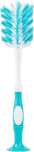 Dr. Brown's Deluxe Baby Bottle Brush with Anti-Colic Vent Cleaning Brush, Soft and Sturdy Bristles, BPA Free, Blue, 1 Pack in Saudi Arabia