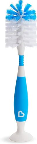 Munchkin® Baby Bottle and Sippy Cup Cleaning Set, Includes Countertop Drying Rack and Bristle Bottle Brush, Grey in Saudi Arabia