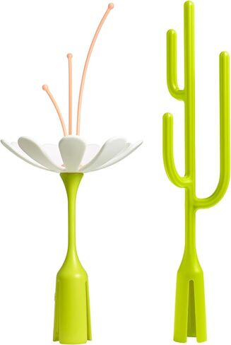 Boon Stem Drying Rack Accessory, White & Peach in Saudi Arabia