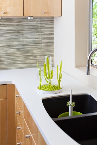 Boon Spring Countertop Drying Rack, Green (B11139) in Saudi Arabia