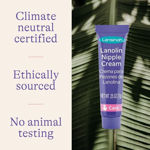 Lansinoh Lanolin Nipple Cream, Safe for Baby and Mom, Breastfeeding Essentials, 3 Mini Tubes, Each 0.25 Ounces in Saudi Arabia