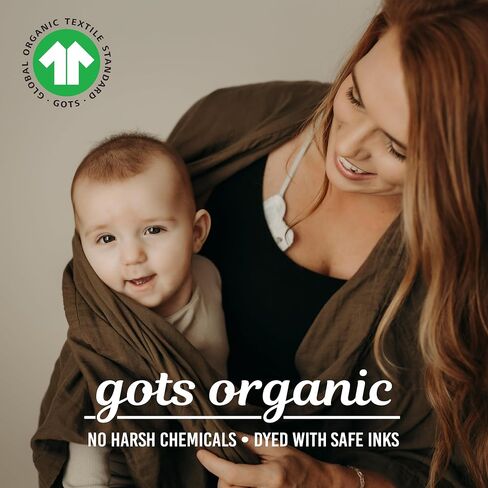 Kishu Baby Indi GOTS Organic Muslin Nursing Scarf - Fairtrade Certified Nursing Cover in Saudi Arabia