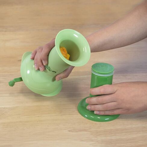 green sprouts Fresh Baby Food Mill - Easily Purees Food for Baby, Separates Seeds & Skins, Compact Size, No Batteries or Electricity Needed, Dishwasher Safe in Saudi Arabia