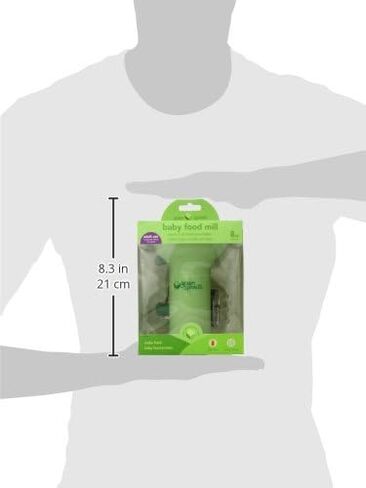 green sprouts Fresh Baby Food Mill - Easily Purees Food for Baby, Separates Seeds & Skins, Compact Size, No Batteries or Electricity Needed, Dishwasher Safe in Saudi Arabia