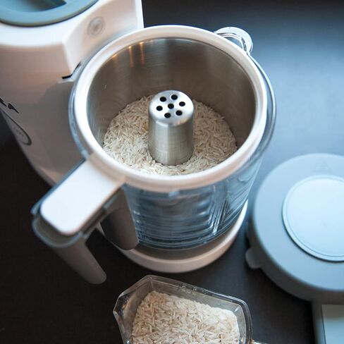 BEABA Babycook Neo Rice Pasta and Grain Insert, Baby Food Maker, Baby Food Processor, Baby Food Blender, Baby Food Steamer, Homemade Baby Food, Make Fresh Healthy Baby Food at Home, White in Kuwait