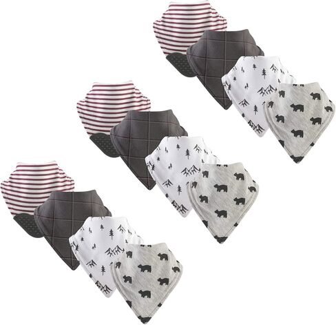 Yoga Sprout Bandana Bib with Teether, 4 Pack, Little Man in Saudi Arabia