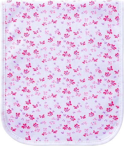 Hakochia Burp Cloths for Baby Boy & Girl Organic Cotton Large Unisex Burp Clothes Extra Absorbent Soft Neutral Burping Rags Spit Up Cloth Sets for Newborns 8 Pack (D) in Saudi Arabia
