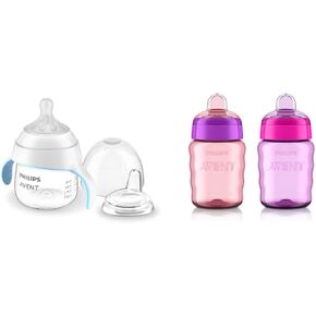 Philips Avent Natural Trainer Cup with Extra Fast Flow Natural Response Nipple (Flow 5) and Soft Spout, 5oz, SCF263/01 in Kuwait