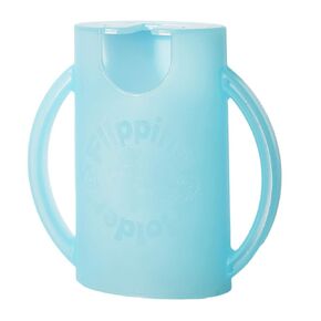 Squeeze Proof Food Pouch Holder for Toddlers, Babies, Kids, Mess Free No Squeeze Juice Box Drink and Applesauce Snack Holder with Easy Grip Handles and Lid in Saudi Arabia
