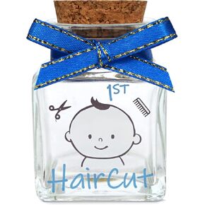 First Haircut Keepsake Holder, First Curl Keepsake Box for Kids Baby Keepsake Box Baby Shower for Babies to Keep The Childhood Memory - Boy in Saudi Arabia