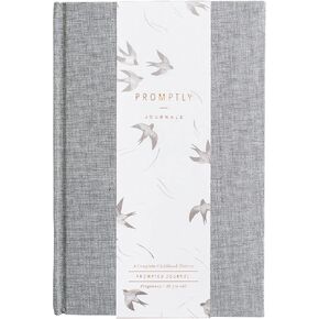Promptly Journals, A Complete Childhood History: From Pregnancy to 18 Years Old (Aloe Green, Leatherette) | Baby Book and Pregnancy Journal | Baby Memory Book