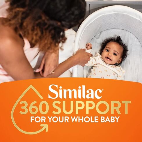 Similac 360 Total Care Sensitive Infant Formula, with 5 HMO Prebiotics for Fussiness & Gas Due to Lactose Sensitivity, Non-GMO, Baby Formula, Ready-to-Feed, 8 Fl Oz, Pack of 24 in Saudi Arabia