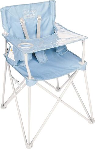 ciao! Baby Portable High Chair, Fold Up Travel Seat with Tray, Designed for Camping and Picnics, Lightweight Design, Ideal for Babies and Toddlers, Black in Saudi Arabia