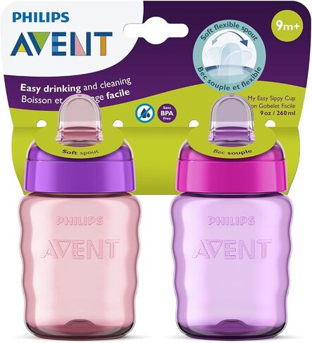 Philips Avent Natural Trainer Cup with Extra Fast Flow Natural Response Nipple (Flow 5) and Soft Spout, 5oz, SCF263/01 in Saudi Arabia