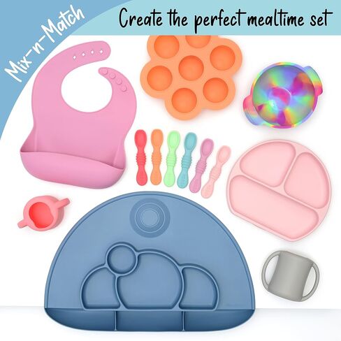 PrimaStella Silicone Chew Spoon Set for Babies and Toddlers | Safety Tested | BPA Free | Microwave, Dishwasher and Freezer Safe in Kuwait