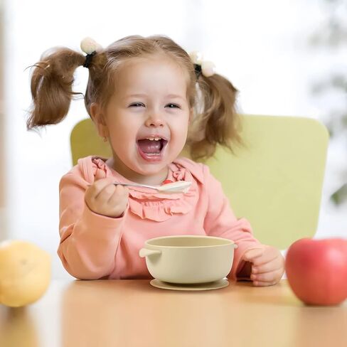PandaEar 3 Pack Baby Bowls with Suction| Stay Put Silicone Food Bowl for Babies Kids Toddlers Infants| Food Grade Soft Safe BPA-Free Silicone (Multi-Color) in Saudi Arabia