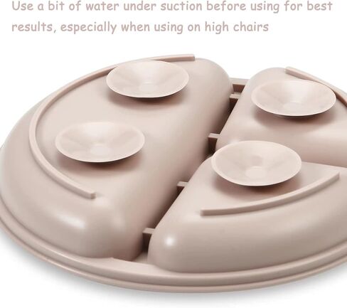 PandaEar Silicone Baby Feeding Set| 2 Pack Silicone Divided Suction Plate and 2 Pack Tiny Cup with 2 Spoons 2 Forks| Baby Led Weaning Supplies Self Feeding Eating Utensils (Blue/Green) in Kuwait
