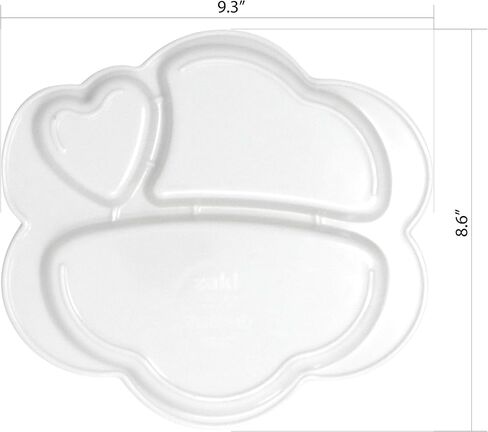 Zak Designs Paw Patrol Dinnerware Set Includes Melamine 3-Section Divided Plate and Utensil Made of Durable Material and Perfect for Kids, 3 Piece Set, Paw Patrol Boys 3pc in Saudi Arabia