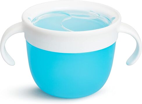 Munchkin® Snack™ Catcher Toddler Snack Cups, 4 Pack, Blue/Green in Saudi Arabia