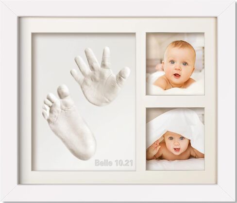 ار كوايت مجموعة بصمات اليد والقدم للاطفال، اطار تذكاري لبصمات اليد، هدية شخصية لحديثي الولادة من البنات والاولاد، هدايا حفل استقبال المولود الجديد، اطارات صور ديكور لغرفة الاطفال in Kuwait