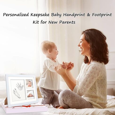 ار كوايت مجموعة بصمات اليد والقدم للاطفال، اطار تذكاري لبصمات اليد، هدية شخصية لحديثي الولادة من البنات والاولاد، هدايا حفل استقبال المولود الجديد، اطارات صور ديكور لغرفة الاطفال in Kuwait