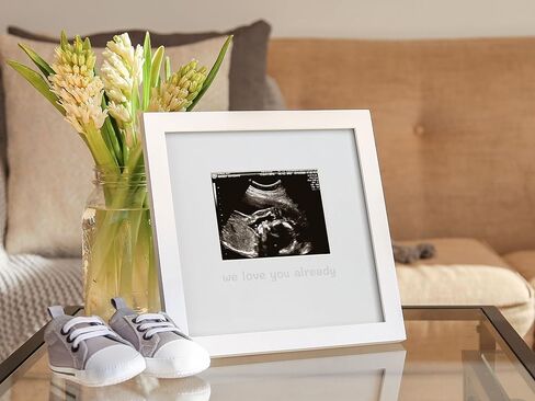 Tiny Ideas Love at First Sight Sonogram Keepsake Photo Frame, Ultrasound Photo Frame for Baby Girl or Baby Boy, 1 Count (Pack of 1) in Kuwait