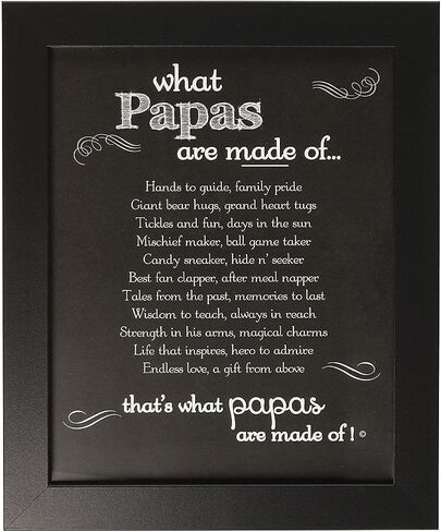 The Grandparent Gift Grand dad What Granddads are Made of Sentiment Frame for Grandpas in Saudi Arabia