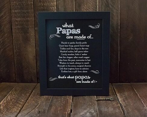 The Grandparent Gift Grand dad What Granddads are Made of Sentiment Frame for Grandpas in Saudi Arabia