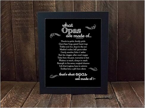 The Grandparent Gift Grand dad What Granddads are Made of Sentiment Frame for Grandpas in Saudi Arabia
