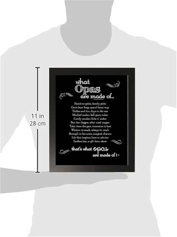 The Grandparent Gift Grand dad What Granddads are Made of Sentiment Frame for Grandpas in Saudi Arabia