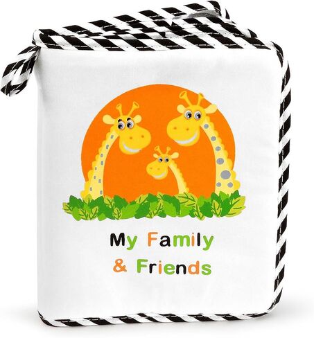 Baby's My Family & Friends First Photo Album - Cute Giraffe Family Theme! in Saudi Arabia