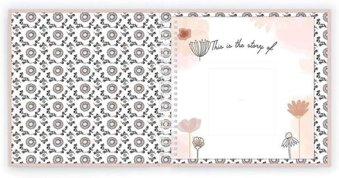 Lucy Darling Wildflower Meadow Theme Luxury Baby Memory Book - First Year Journal Album Photo Book To Capture Precious Memories - Keepsake Pregnancy Baby Record Book For Girl in Saudi Arabia