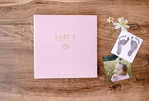 Lucy Darling Wildflower Meadow Theme Luxury Baby Memory Book - First Year Journal Album Photo Book To Capture Precious Memories - Keepsake Pregnancy Baby Record Book For Girl in Saudi Arabia