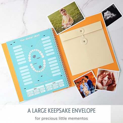 Baby Memory Book, First 5 Years, Boho Rainbow Baby Scrapbook and Keepsake | Rainbow Baby Gifts, 108 Guided Pages, Photo Spaces, Lay-Flat, Baby Keepsake Book, FSC-Certified Archival Paper, Gift Box in Saudi Arabia
