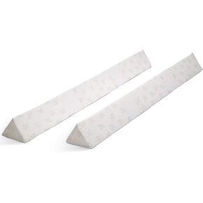 Serta Perfect Sleeper Extra Long Foam Bedrail - Guardrail for Toddlers & Kids with Water-Resistant, Non-Slip & Machine Washable Cover - 2pk, White in Saudi Arabia