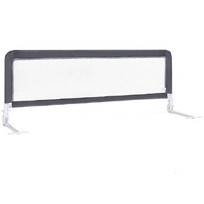 BABY JOY Bed Rails for Toddlers, 71'' Extra Long, Swing Down Bed Guard w/Safety Strap, Folding Baby Bedrail for Kids Twin, Double, Full Size Queen & King Mattress (71-Inch, Gray) in Saudi Arabia