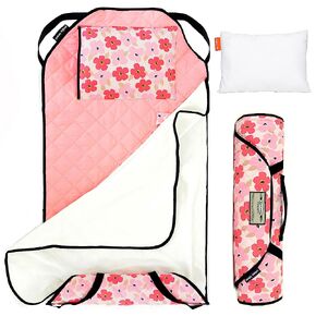 بساط قيلولة للأطفال من Urban Infant Tot Cot - غطاء فراش للرعاية النهارية للأطفال الصغار في مرحلة ما قبل المدرسة مع بطانية ووسادة - الخشخاش in Kuwait