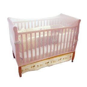 Jeep Crib Universal Size Crib Mosquito Net, White in Saudi Arabia